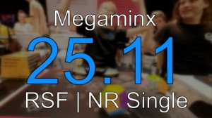 25.11 RSF Megaminx NR Single / Sub ER / GAN Megaminx Maglev // Moscow Strawberry Muffin 2024