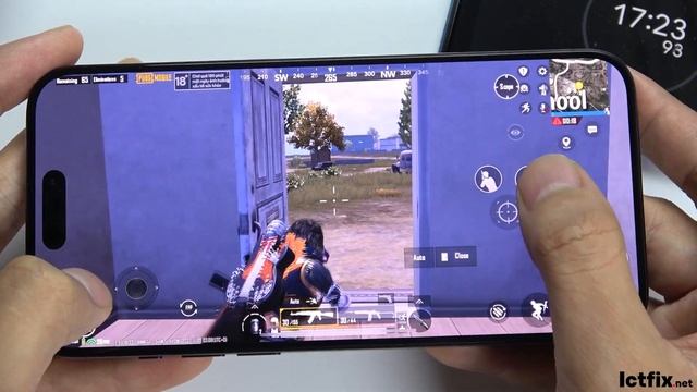 iPhone 15 Pro Max PUBG Gaming test | Apple A17 Pro, 120Hz Display смотреть онлайн