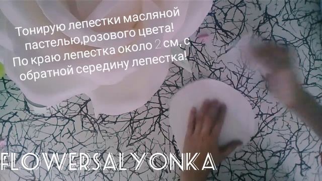 Ростовые цветы!Тонировка лепестков розы!