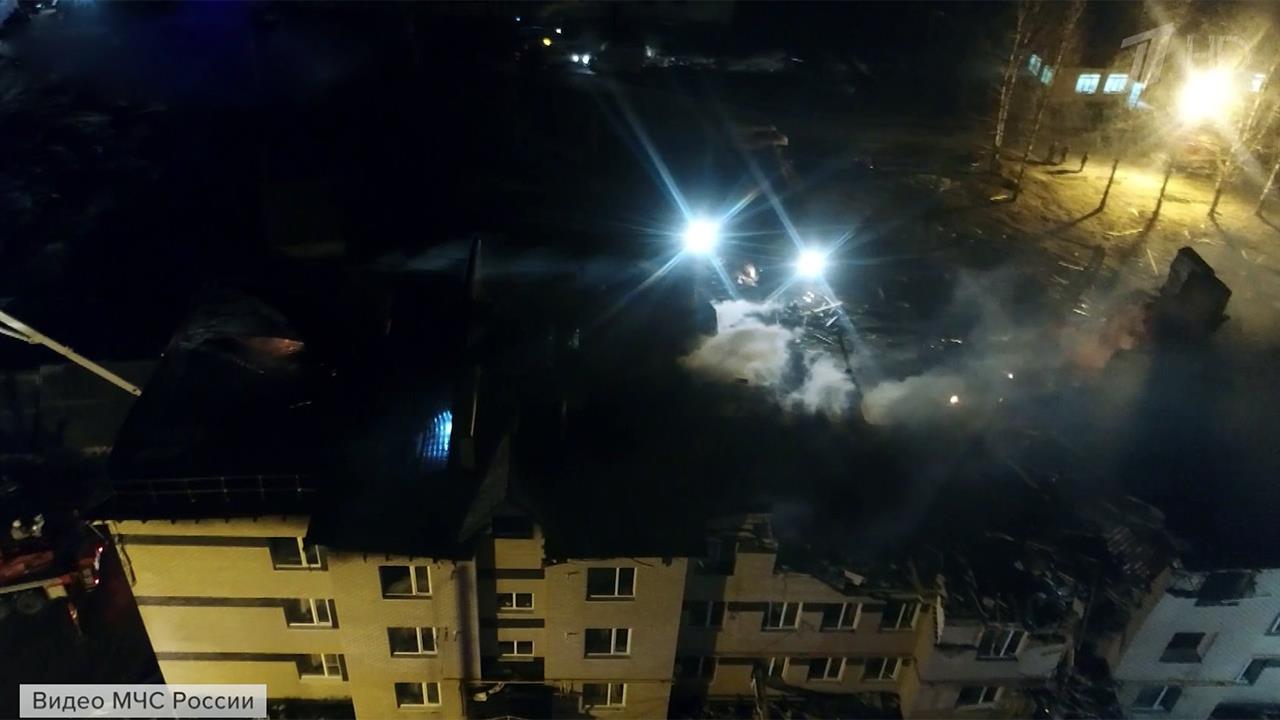 В Нижегородской области из-за взрыва газа в жилом доме третий этаж рухнул на второй