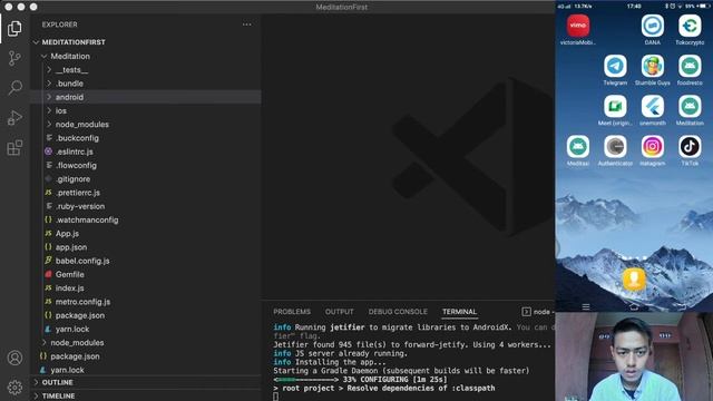 Meditation App Run Project [Part 2] React Native Mobile App