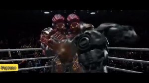 Живая сталь - бой Атома под крутой трек не пропусти