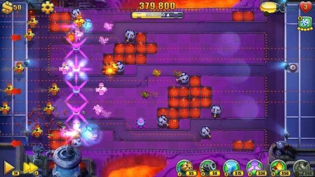 Fieldrunners 2 - High Steaks (Heroic) Walkthrough