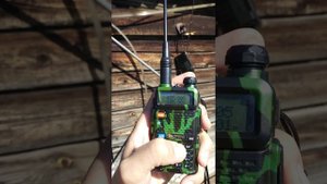 Прием радиолюбителя на спутник на рацию Baufeng uv 5r.