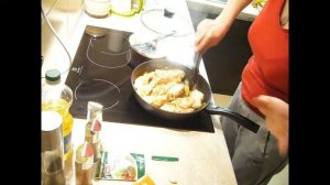 куриная голень тушеная