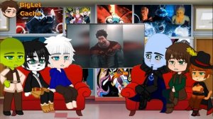 Dreamworks Hero React to Dreamworks Villains | Gacha Club | Full Video