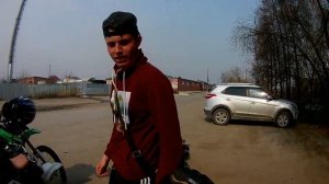 Стант на Irbis ttr 125 |  наводим суету | тренировка станта