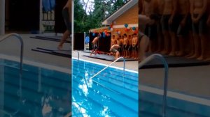 Открытие бассейна в лагере Ракета часть третья.