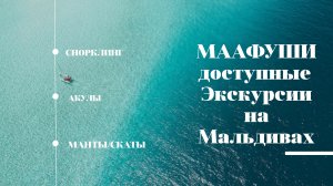 МААФУШИ # 2. ДОСТУПНЫЕ ЭКСКУРСИИ НА МАЛЬДИВАХ.