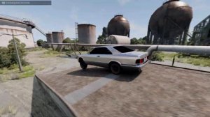 Testfahrt des Mercedes-Benz C126 Coupé (BeamNG.drive)