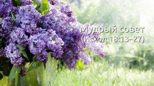 СЛОВО БОЖИЕ. Тихое время с ЖЖ. [Исход 18:13–27]Мудрый совет (18.05.2021)