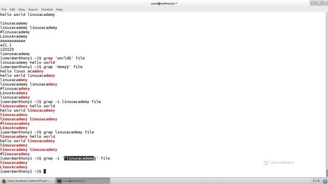 005 Use grep and Regular Expressions to Analyze Text смотреть онлайн