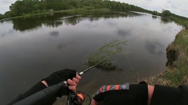 Ловля жереха на спининг на реке Десна.Место работает...Рыбалка в мае 2021.