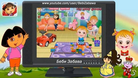 Малышка Хейзел на прогулке с мамой, видео игра для детей