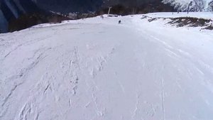 Домбай 2021, динамичный спуск по всей трассе, высота 3200-1590