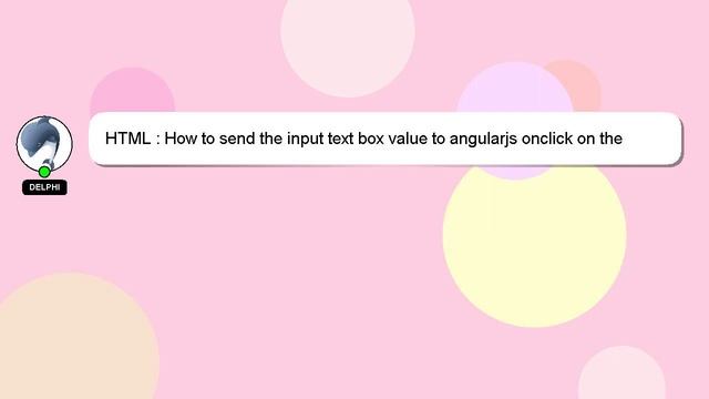 HTML : How to send the input text box value to angularjs onclick on the text box? смотреть онлайн