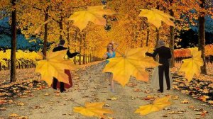 Футаж осенний вальс