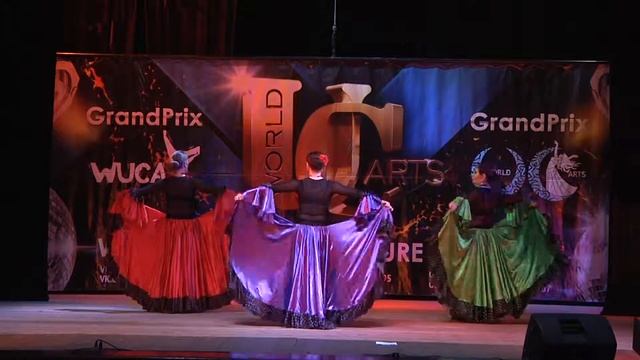 Испанский танец с веерами. Школа танцев EastWay в Одессе смотреть онлайн