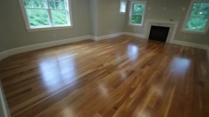 Before/After hardwood floor transformation walkthrough. Bona Provincial stain, Bona Ebony stain.