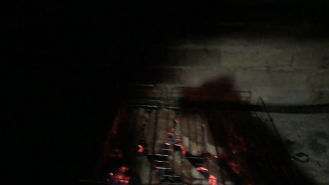 Мясо на мангале