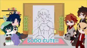 Genshin impact boys￼ react to lumine✨