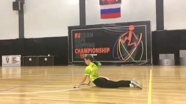 Роуп скиппинг (спортивная скакалка). Фристайл Карнюхина Полина 2 место 15 и старше
