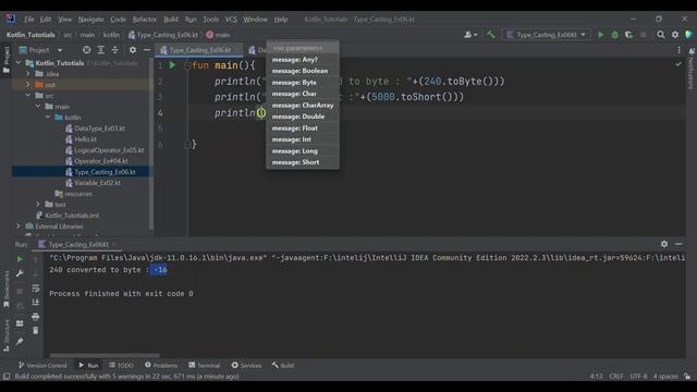 Kotlin Tutorial 057|| Type casting || Type casting in programming