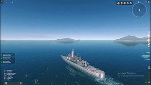 NavalArt: Modern warships-New ship AA Test