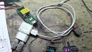 Электронный ваттметр PZEM-004T.100A(V3.0) подключаемый к Ардуино с экраном