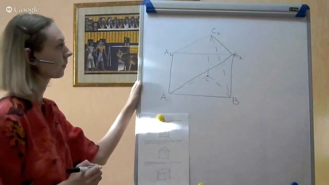 Стереометрия - Угол между прямыми - Призмы