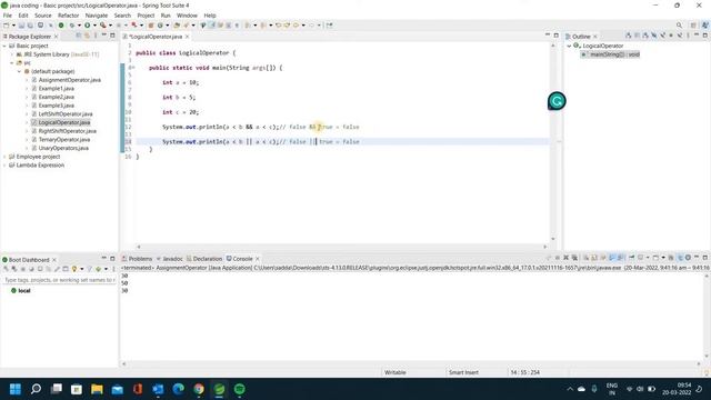 Logical Operators in java coding // java coding in telugu 2022 // Easy Learning Channel смотреть онлайн