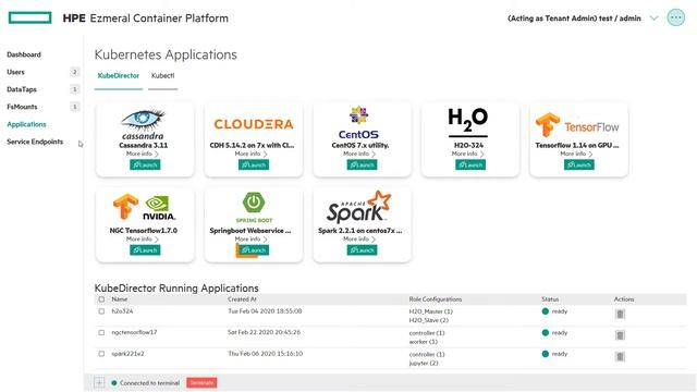 Deploy a Kubernetes App - HPE Ezmeral Container Platform смотреть онлайн