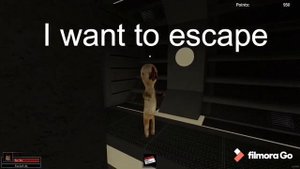 Playing as Scp 173/ Peanut in Roblox Containment breach