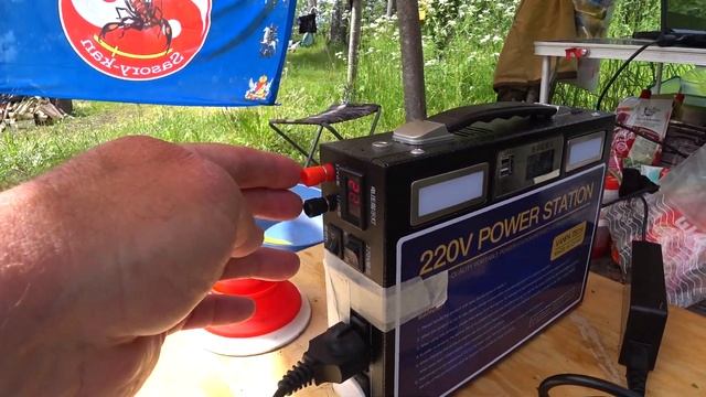 Продолжение теста портативной электростанции VANPA TECH 220v/300 W на островах озера Вуокса смотреть онлайн