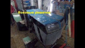 Самодельный трактор.Процесс сборки.Доделал верх капота #105