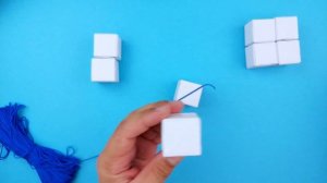 How to Make Paper 2x2 Rubik's Cube. DIY Origami Magic Infinity Cube. Easy paper crafts