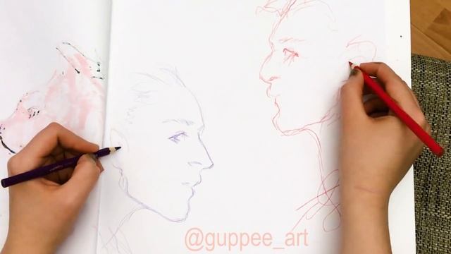 Two handed painting |РИСУЮ ДВУМЯ РУКАМИ ОДНОВРЕМЕННО смотреть онлайн