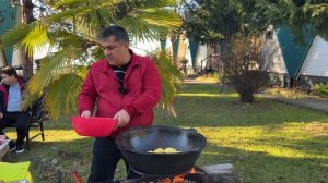Утка в казане на костре - казан кебаб на природе. Рецепт утки