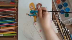 Cornelia & Irma WITCH | Speed Drawing | Корнелия и Ирма | Чародейки | Ирнелия