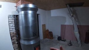 Круглая печь с нижним прогревом.