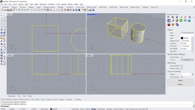 Rhino How To Deselect Tutorial смотреть онлайн