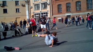 Питер. Московский вокзал. Футболёры. 17.07.12