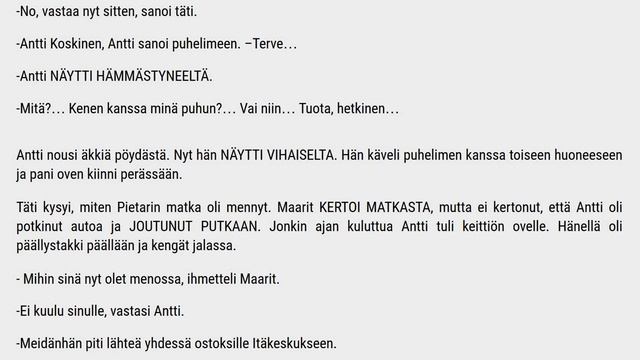 ЧИТАЕМ ПО-ФИНСКИ. MAARITIN VIRHE. OSA 6. смотреть онлайн