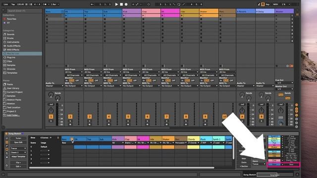 04. Song Sketch 2 - Grouped tracks