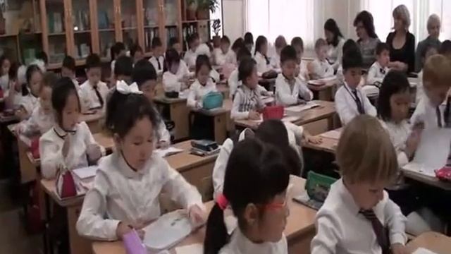 Открытый урок в первом классе на тему: "Йотированные буквы: е, ё, ю, я". Часть 2 смотреть онлайн