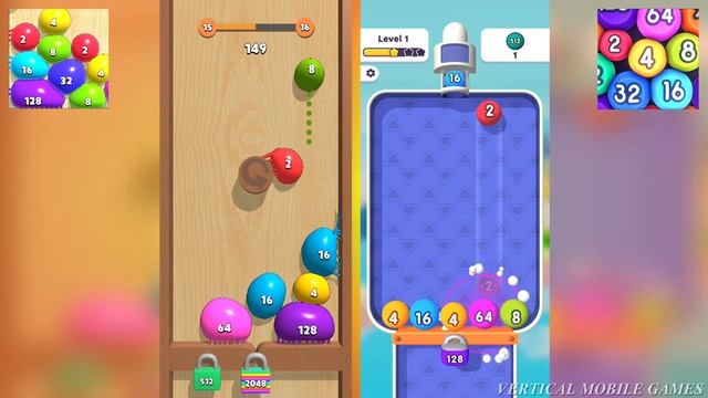 Blob Merge 3D vs Bubble Buster 2048 - Which 2048 Puzzle Game is BEST