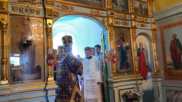 Архієрейське богослужіння у селі Заливанщина. Священницька хіротонія. Освячення хреста і купола? смотреть онлайн