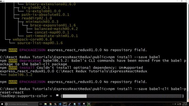 React & Redux With ExpressJS (2016) - 2. Installing Babel, Webpack & React смотреть онлайн