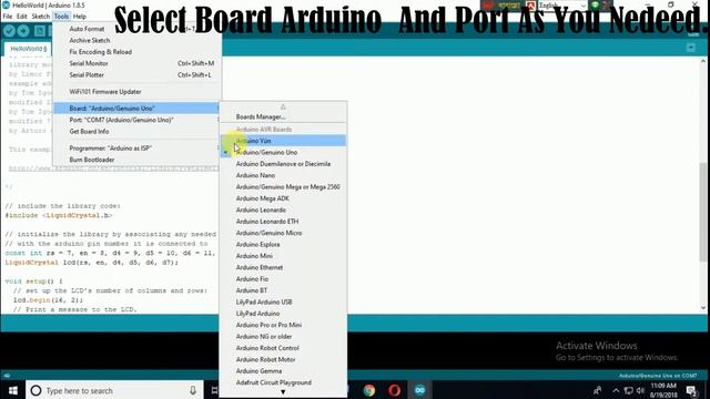 Arduino LCD Text Print On Display Project. смотреть онлайн