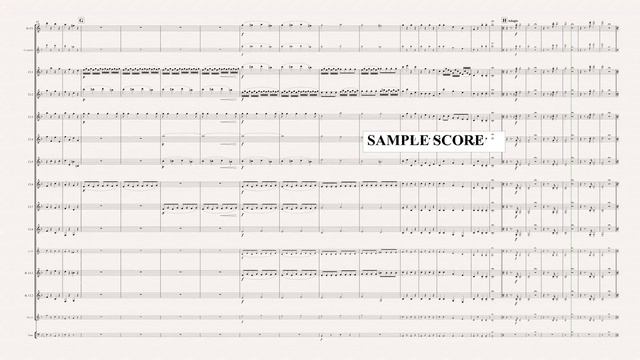 Magic Flute Overture - Mozart - arranged for Clarinet Choir (sample score) смотреть онлайн